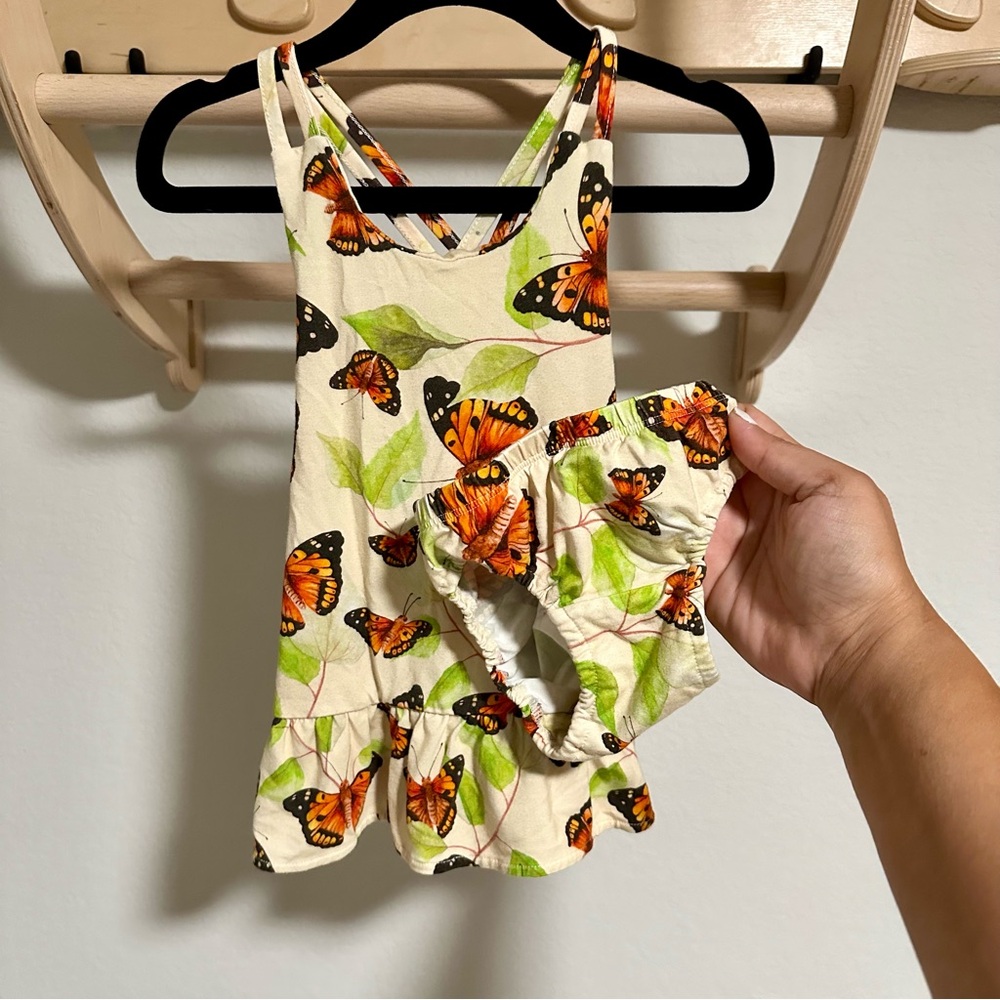 Butterfly dress with Bummie